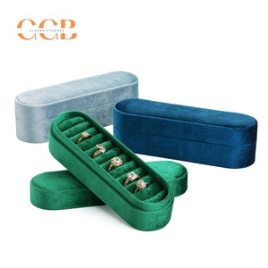 Rectangular velvet ring box, earring display tray, jewelry display box, ring box, jewelry storage box, jewelry holder