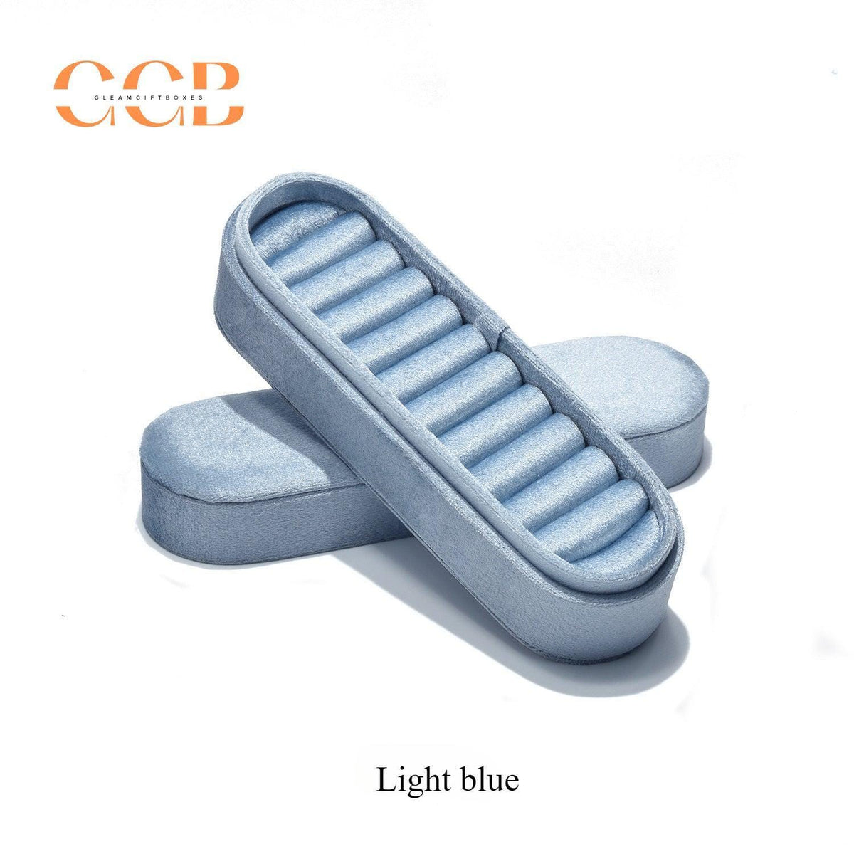 Rectangular velvet ring box, earring display tray, jewelry display box, ring box, jewelry storage box, jewelry holder