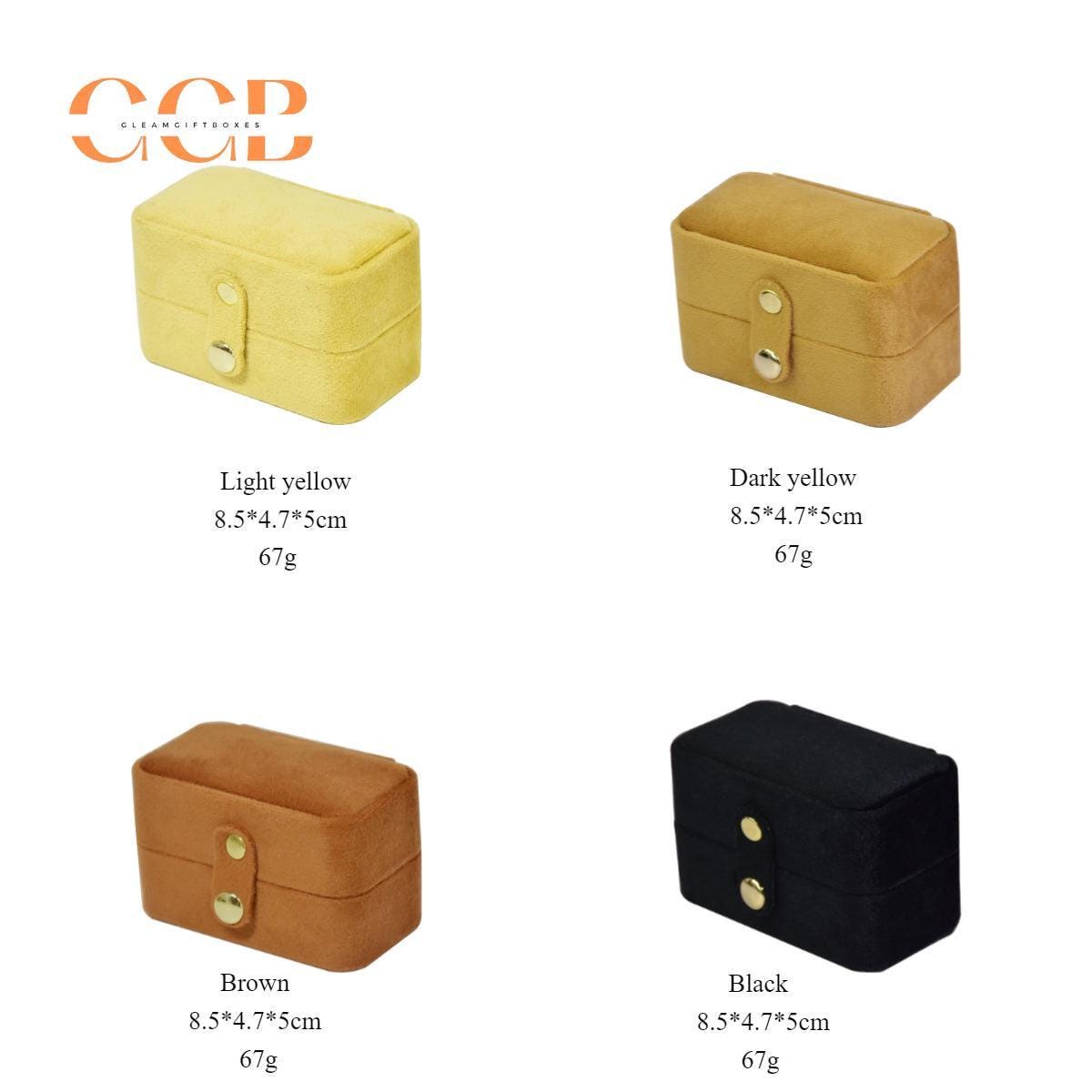 6 slot rectangle velvet ring box, velvet ring box, jewelry display box, ring organizer, ring holder, ring display, jewelry organizer