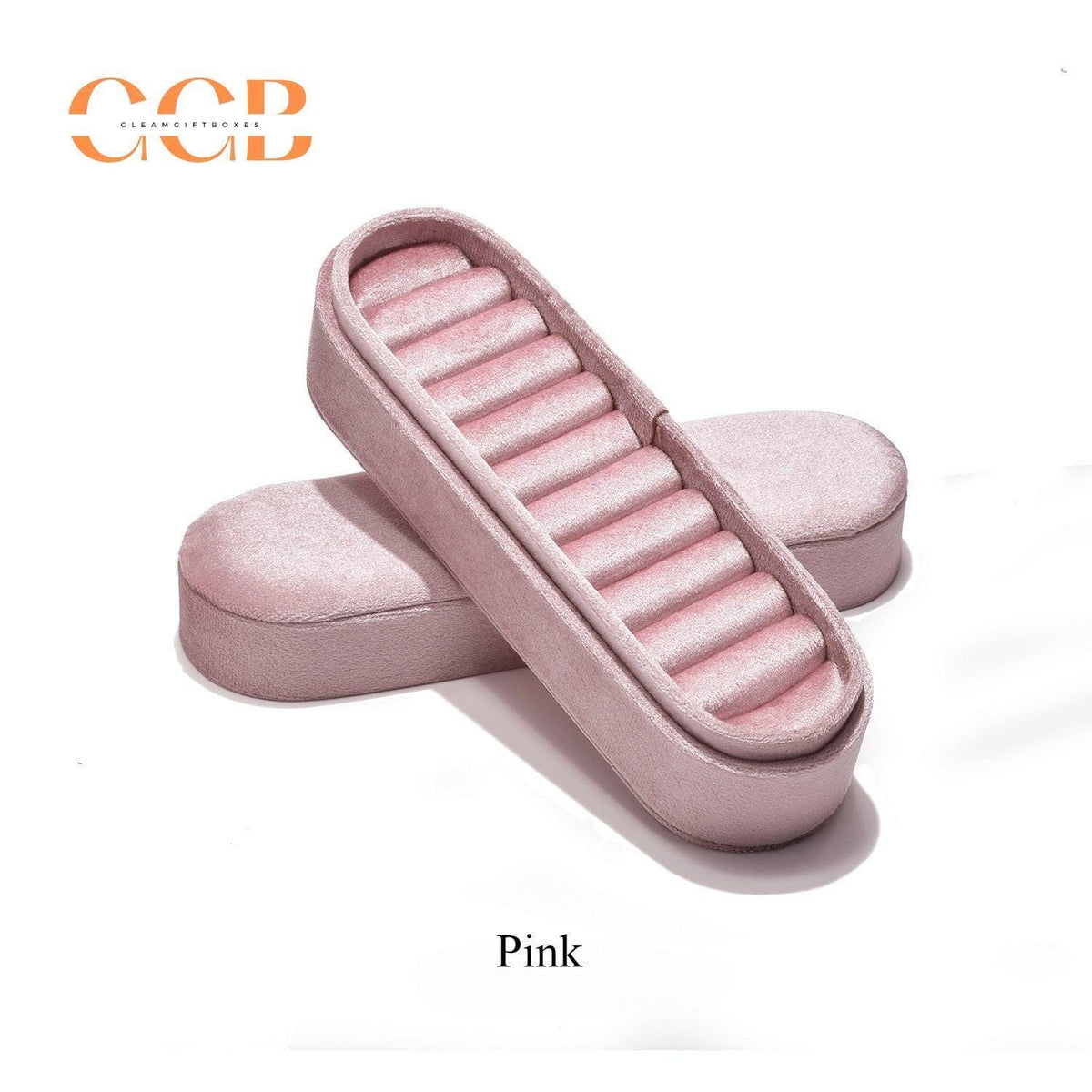 Rectangular velvet ring box, earring display tray, jewelry display box, ring box, jewelry storage box, jewelry holder