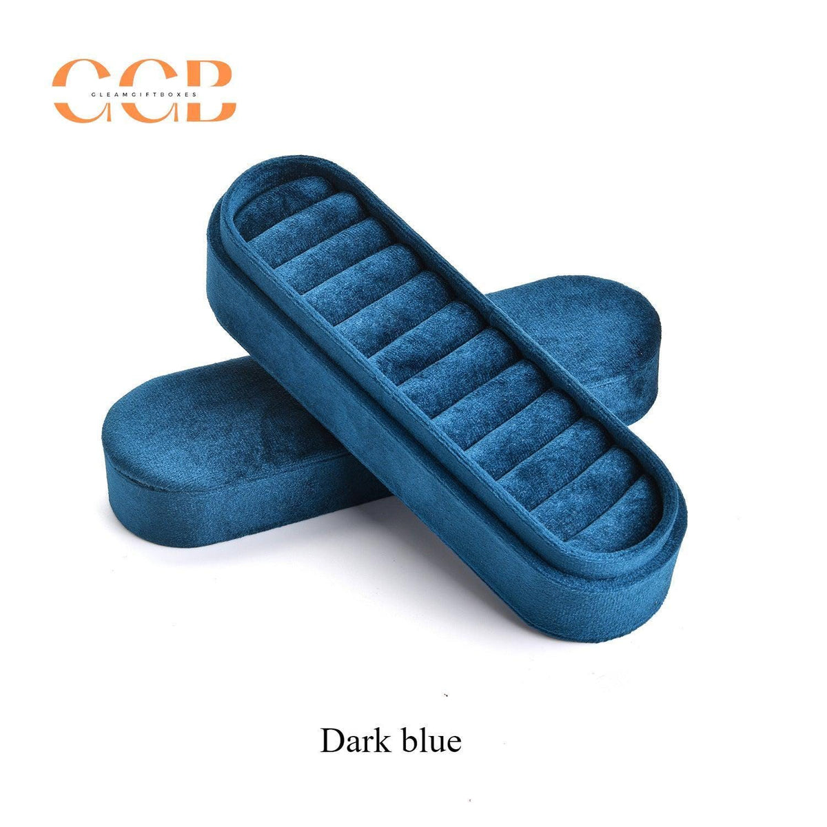 Rectangular velvet ring box, earring display tray, jewelry display box, ring box, jewelry storage box, jewelry holder