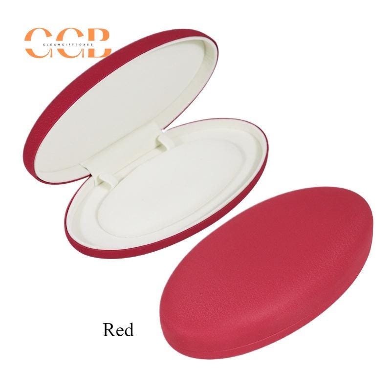 Oval wholesale royal blue pearl set jewelry box