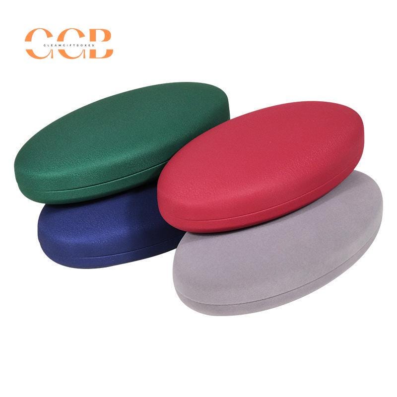 Oval wholesale royal blue pearl set jewelry box