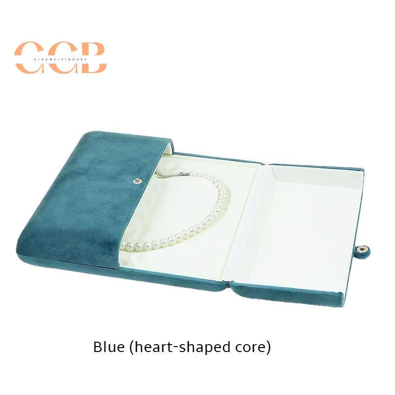 Red velvet jewelry set box