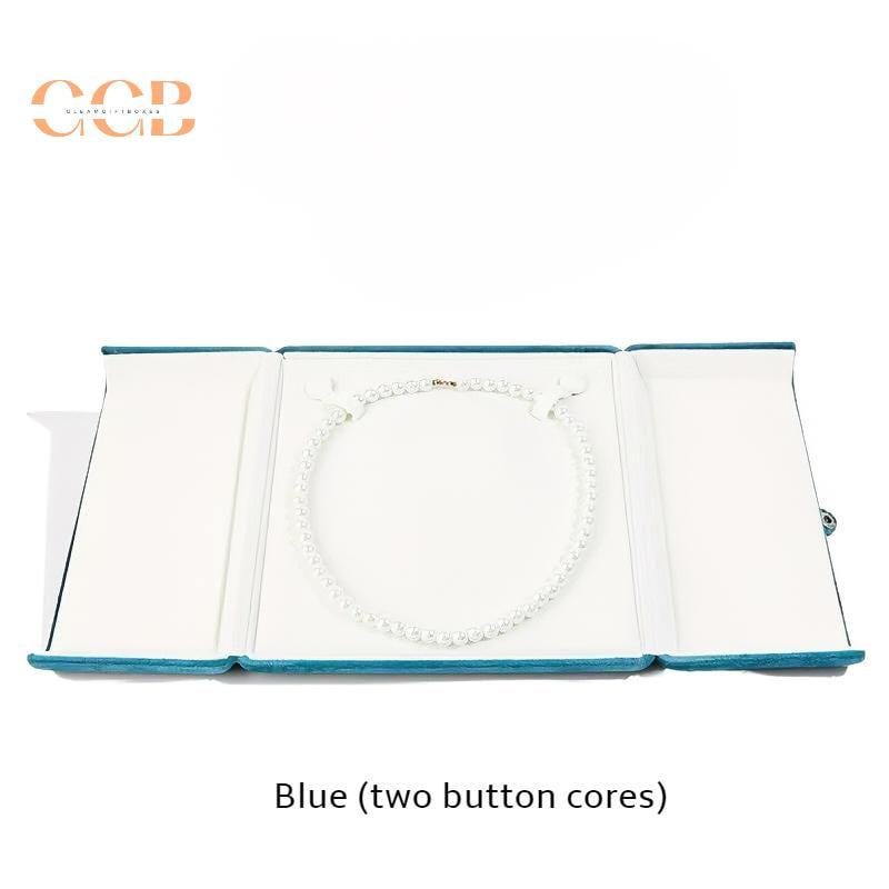 Red velvet jewelry set box