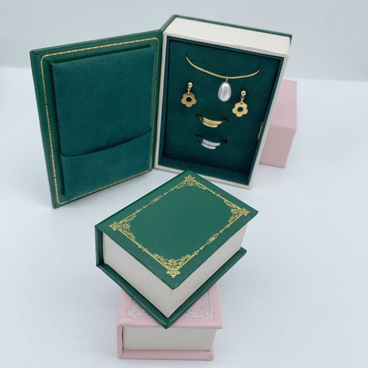 Book Ring Box for Jewelry Business