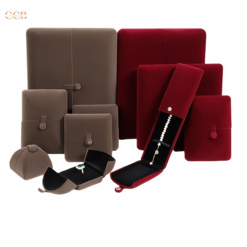 Velvet jewelry box set, velvet jewelry boxes, necklace boxes, pearl necklace box, jewelry organizer, velvet ring box, bracelet box