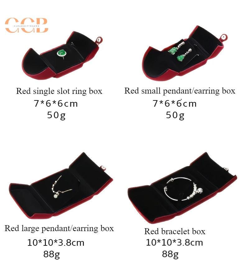 Velvet jewelry box set, velvet jewelry boxes, necklace boxes, pearl necklace box, jewelry organizer, velvet ring box, bracelet box