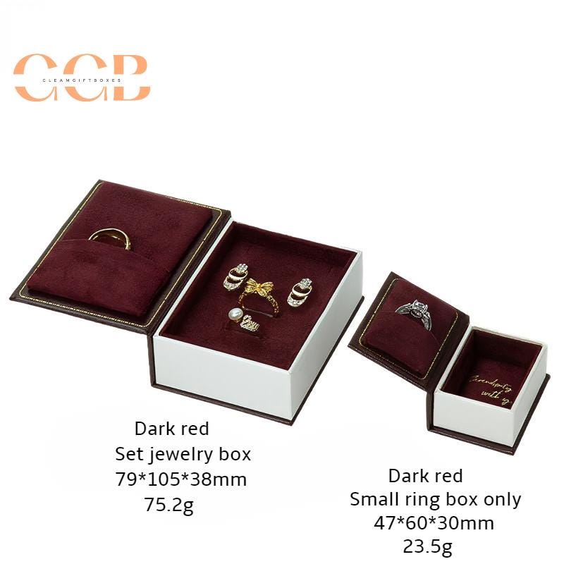 Book Ring Box for Jewelry Business