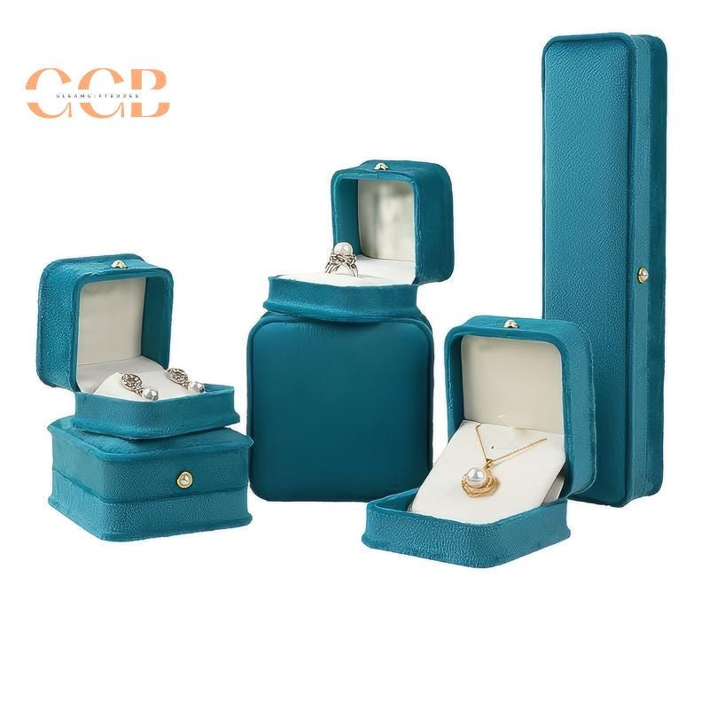 Soft Velvet Jewelry Set Box