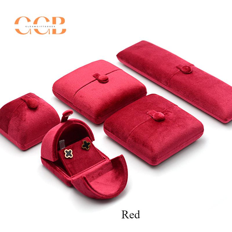 Green Velvet Jewelry Set Box