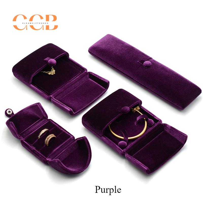 Green Velvet Jewelry Set Box