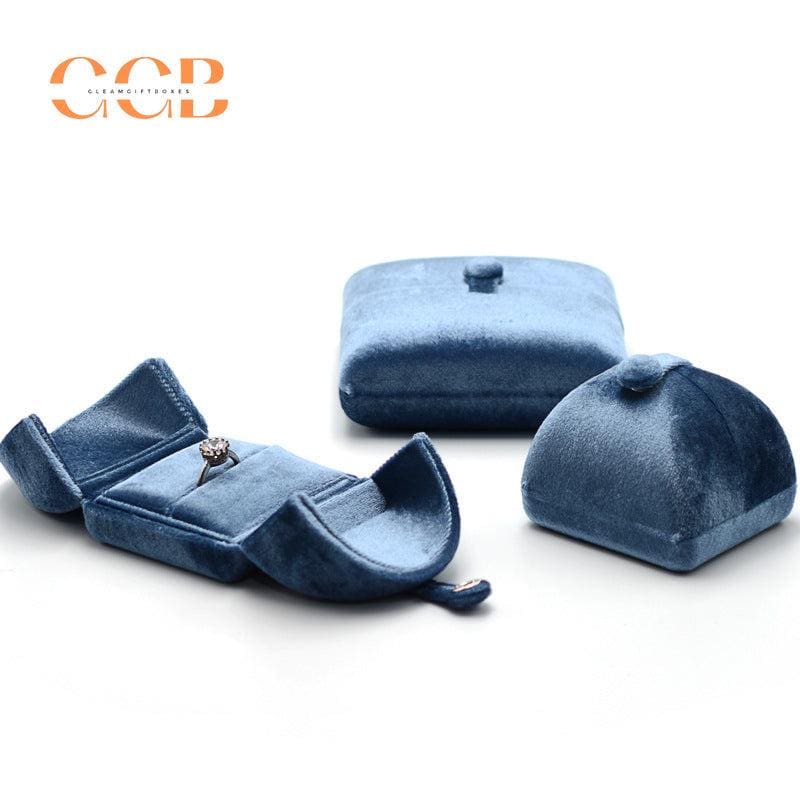 Green Velvet Jewelry Set Box