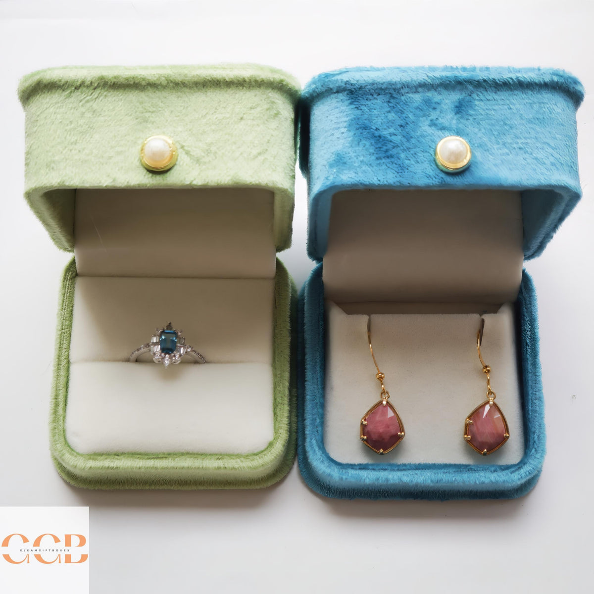 Soft Velvet Jewelry Set Box