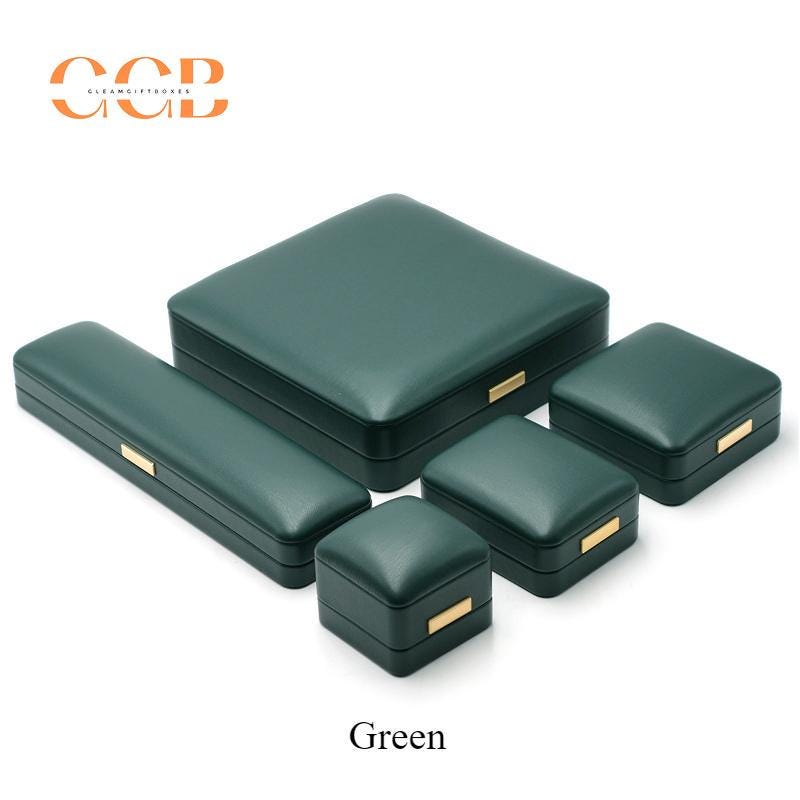 Customised premium luxury coffee leather jewelry box