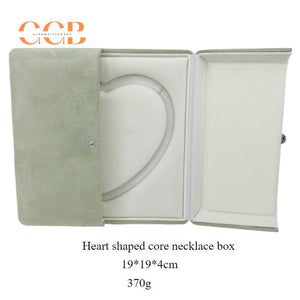 Green velvet jewelry boxes