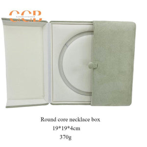 Green velvet jewelry boxes