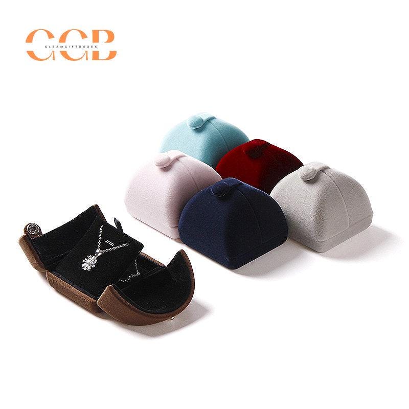 Velvet ring jewelry box