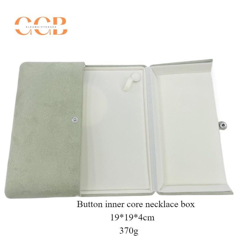 Green velvet jewelry boxes