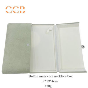 Green velvet jewelry boxes