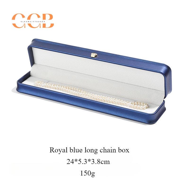 Pu leather crown ring box