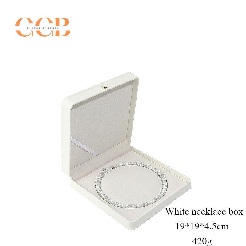 Pu leather crown ring box