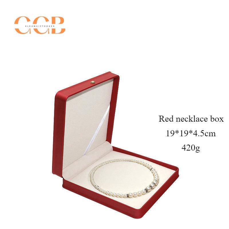 Pu leather crown ring box