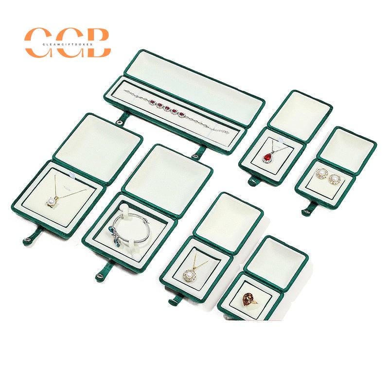 Velvet snap jewelry gift box