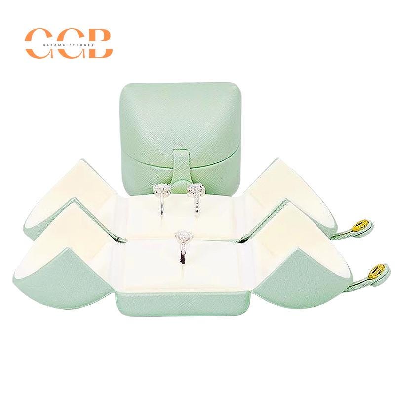 Double door pu ring box