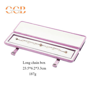 Velvet snap jewelry gift box