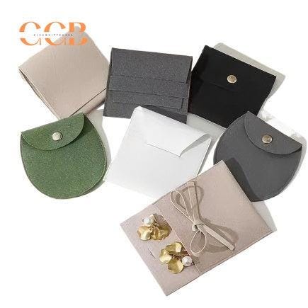 10–100pcs Custom Microfiber Jewelry Bags