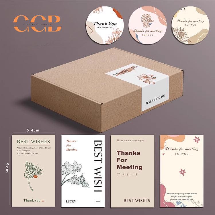 100pcs Custom Sealing Stickers for Jewelry Box Packaging