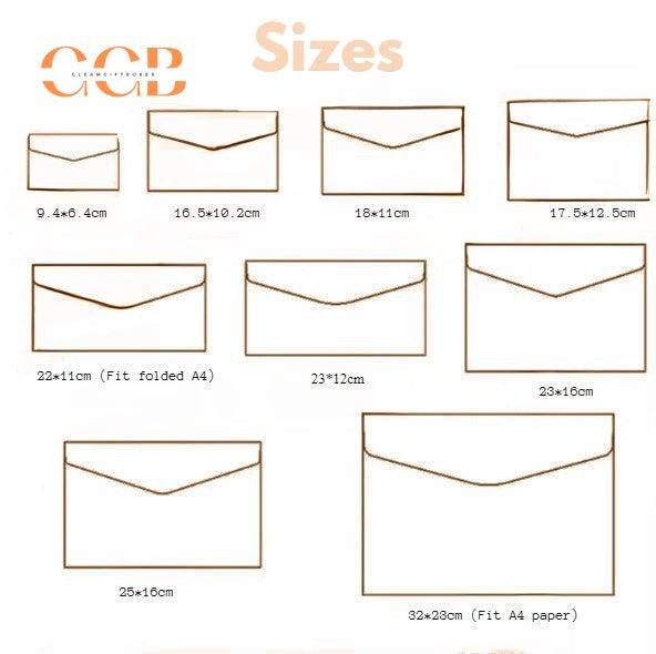50pcs Custom Envelopes for Jewelry Packaging