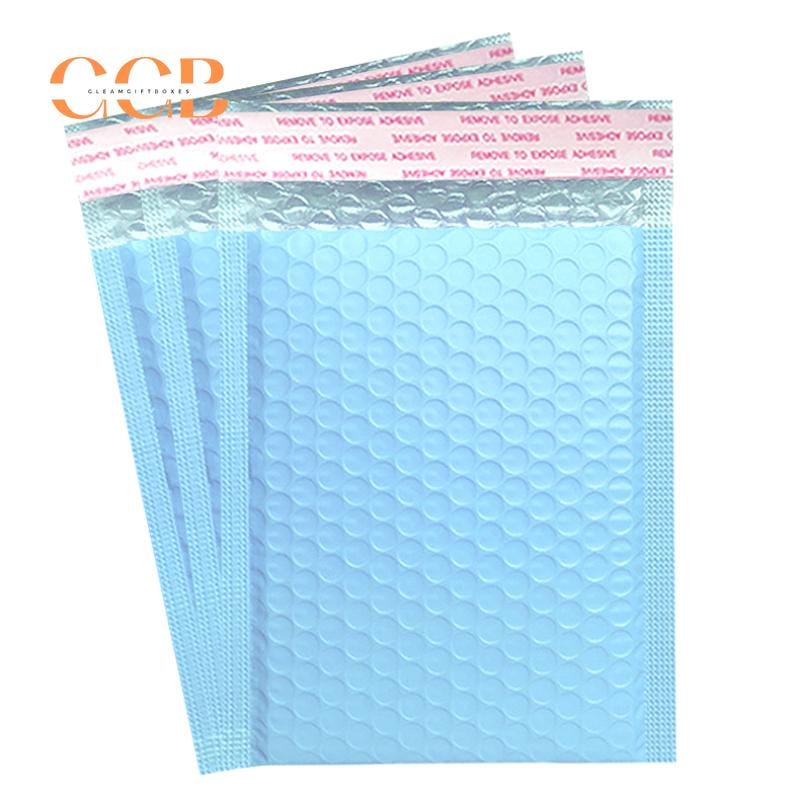 10pcs Sky Blue Padded Bubble Envelopes