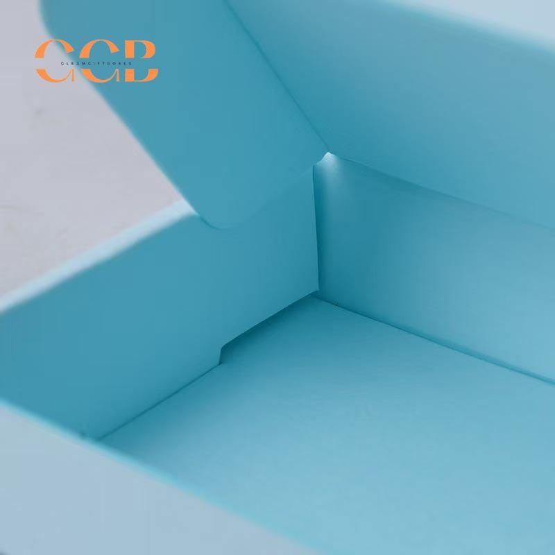 10pcs Blue Corrugated Cardboard Shipping Boxes for Jewelry Packaging Wholesale
