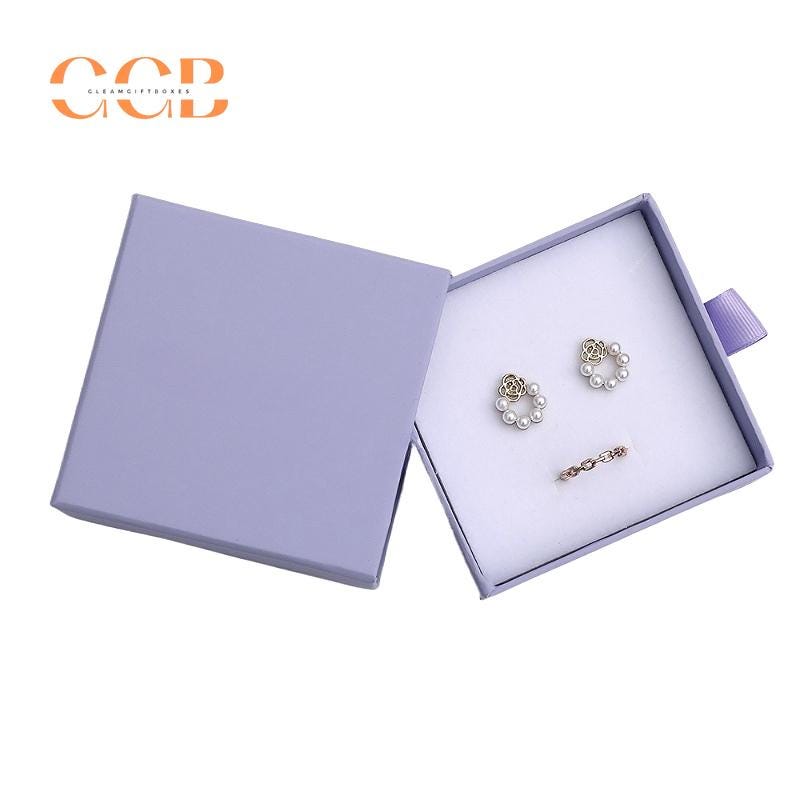 50pcs Purple Jewelry Drawer Boxes for Rings