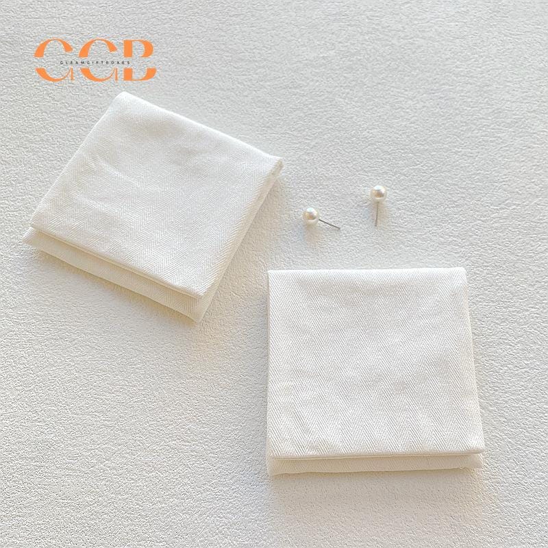 10pcs Cotton Canvas Jewelry Pouch