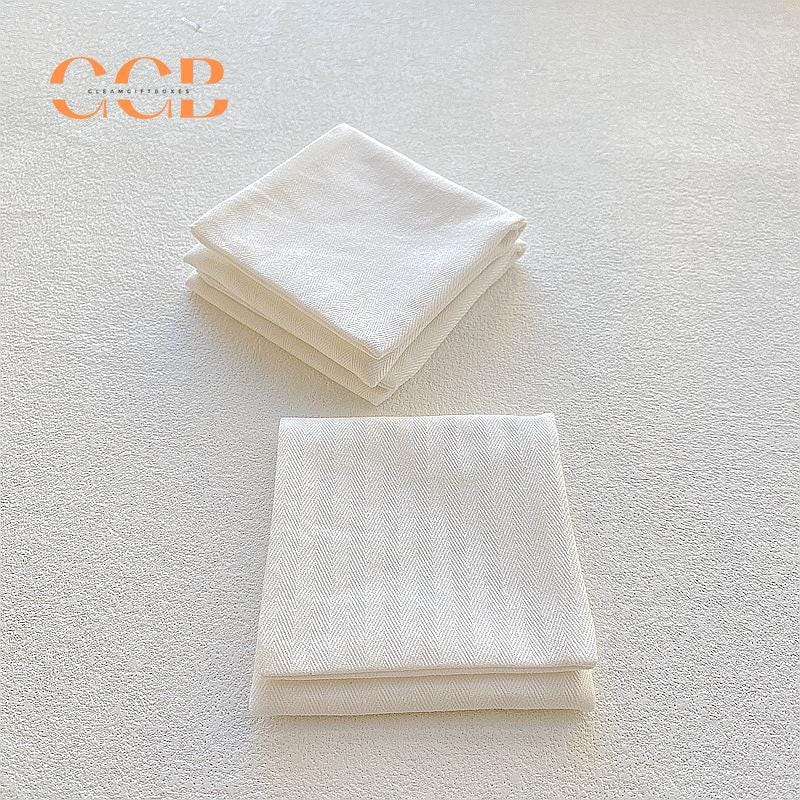 10pcs Cotton Canvas Jewelry Pouch