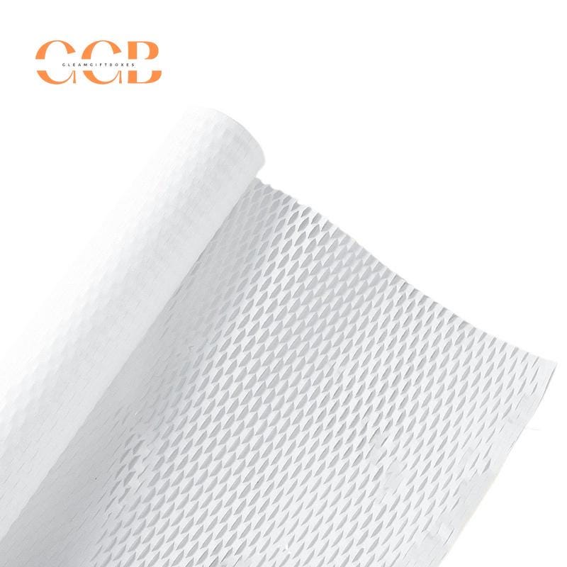 White Honeycomb Kraft Paper Roll for Eco Jewelry Packaging Wholesale