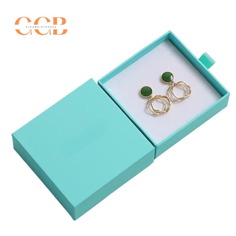 50 pcs Blue Custom Jewelry Drawer Boxes