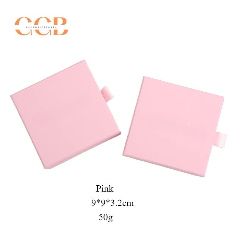 50Pcs Pink Custom Jewelry Drawer Boxes