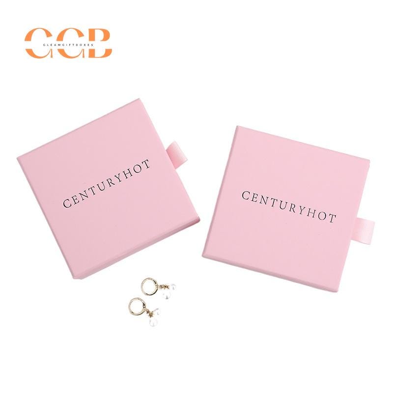 50Pcs Pink Custom Jewelry Drawer Boxes