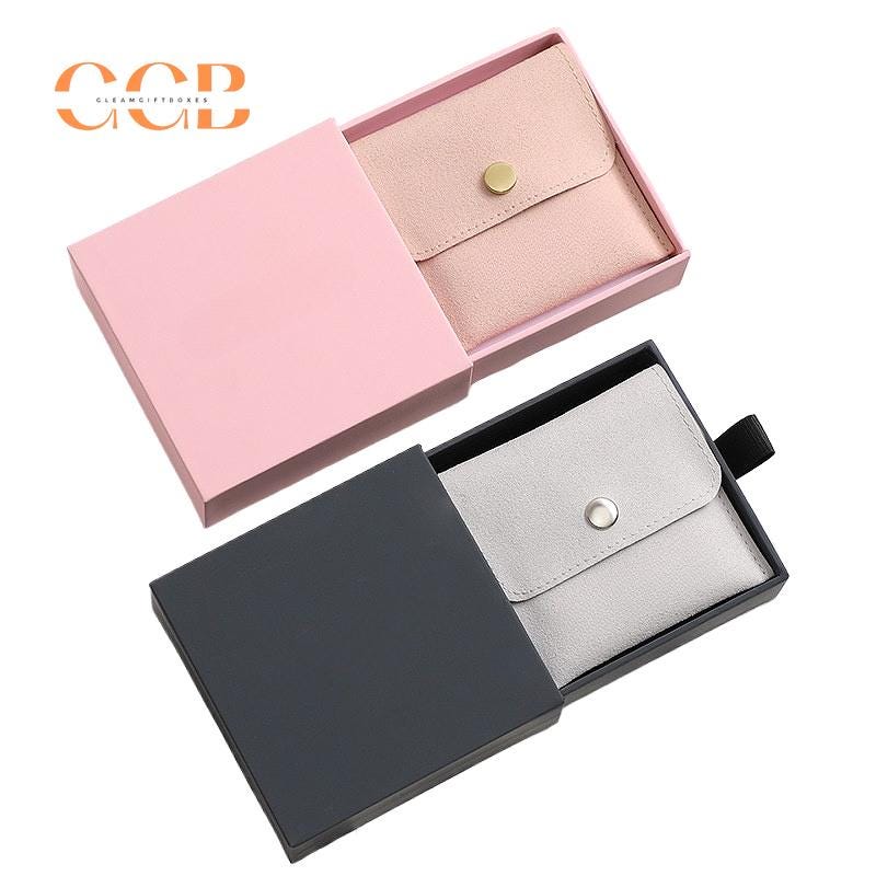 50Pcs Pink Custom Jewelry Drawer Boxes