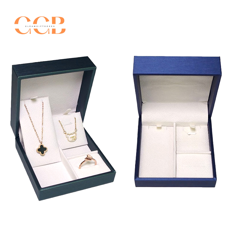 Set Jewelry PU leather jewelry box