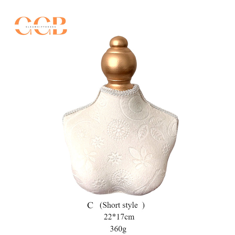 Retro Necklace Display Stand for Jewelry Mannequin Holder