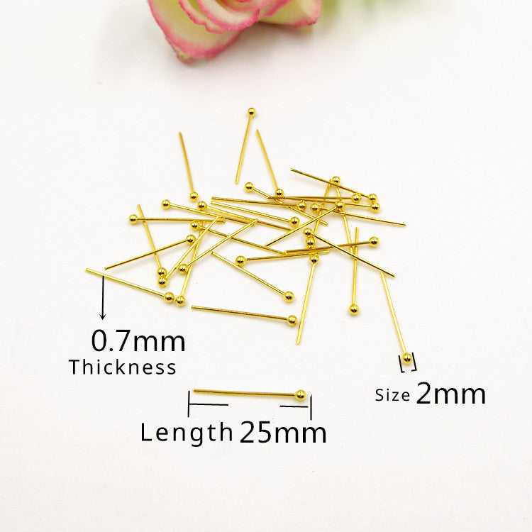 Stainless steel ball head pins 15-50mm