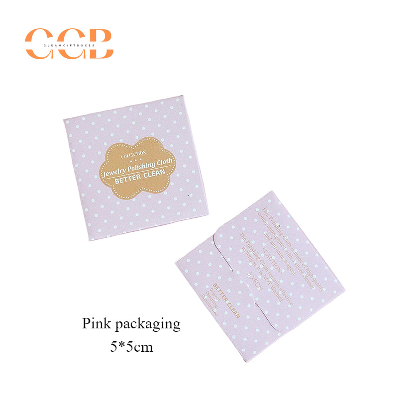 5x5cm small silver polishing cloth for jewelry cleaning