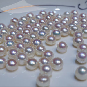 AAAA+ 9-10mm pinkish button loose pearl
