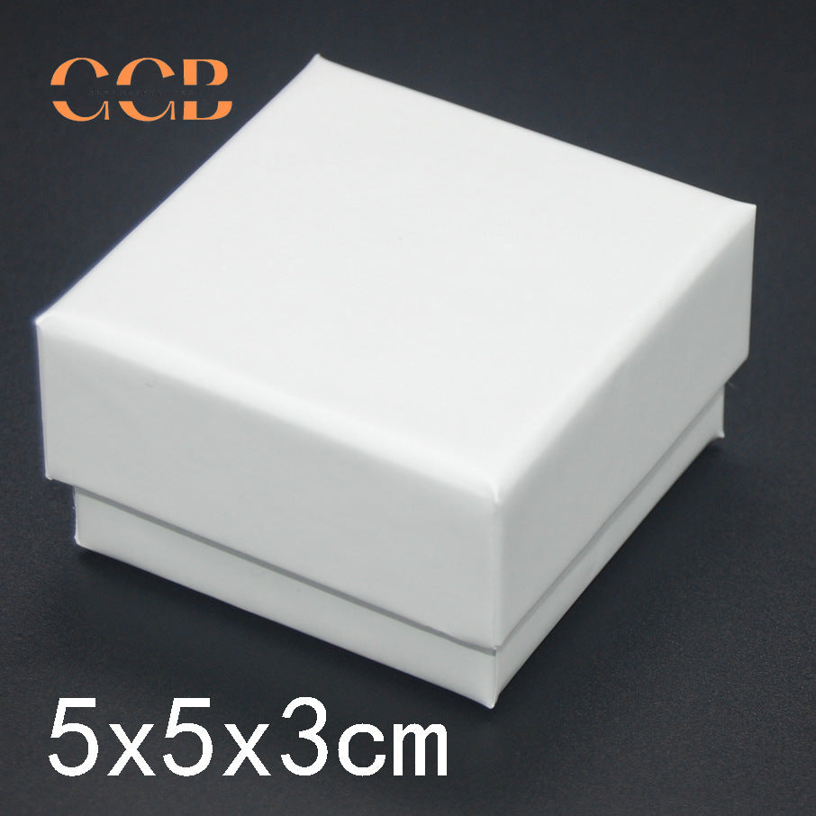 10pc Small Matte Jewelry Box 5×5×3 cm (1.9"x1.9"x1.1") | Custom Logo Ring Earring Packaging | Frosted Paper Cardboard