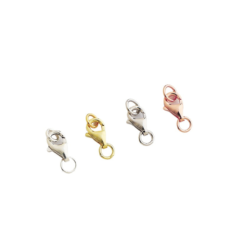 S925 Sterling Silver Lobster Clasps (4 Sizes) - Gold/Silver Plated Jewelry Findings